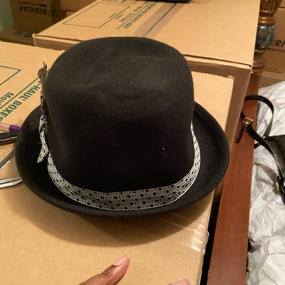 Black Fedora Hat. - image 3
